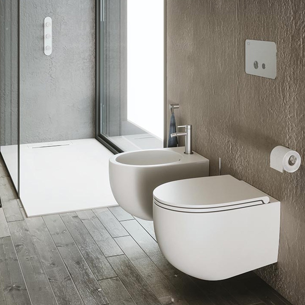 Унитаз подвесной SDR Bull K1, Bianco Lucido (WCSBLV+CWBC) цена 17170 грн - фотография 2