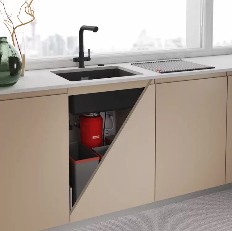 Змішувач для кухні Franke Lina L Clear Water 2.0, чорний матовий (120.0730.802) ціна 14651 грн - фотографія 2