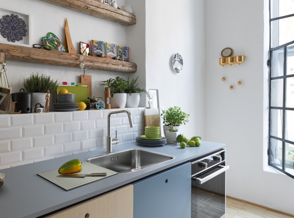 Змішувач для кухні Franke Lina U Pull Down, Хром (115.0728.476) ціна 8771 грн - фотографія 2