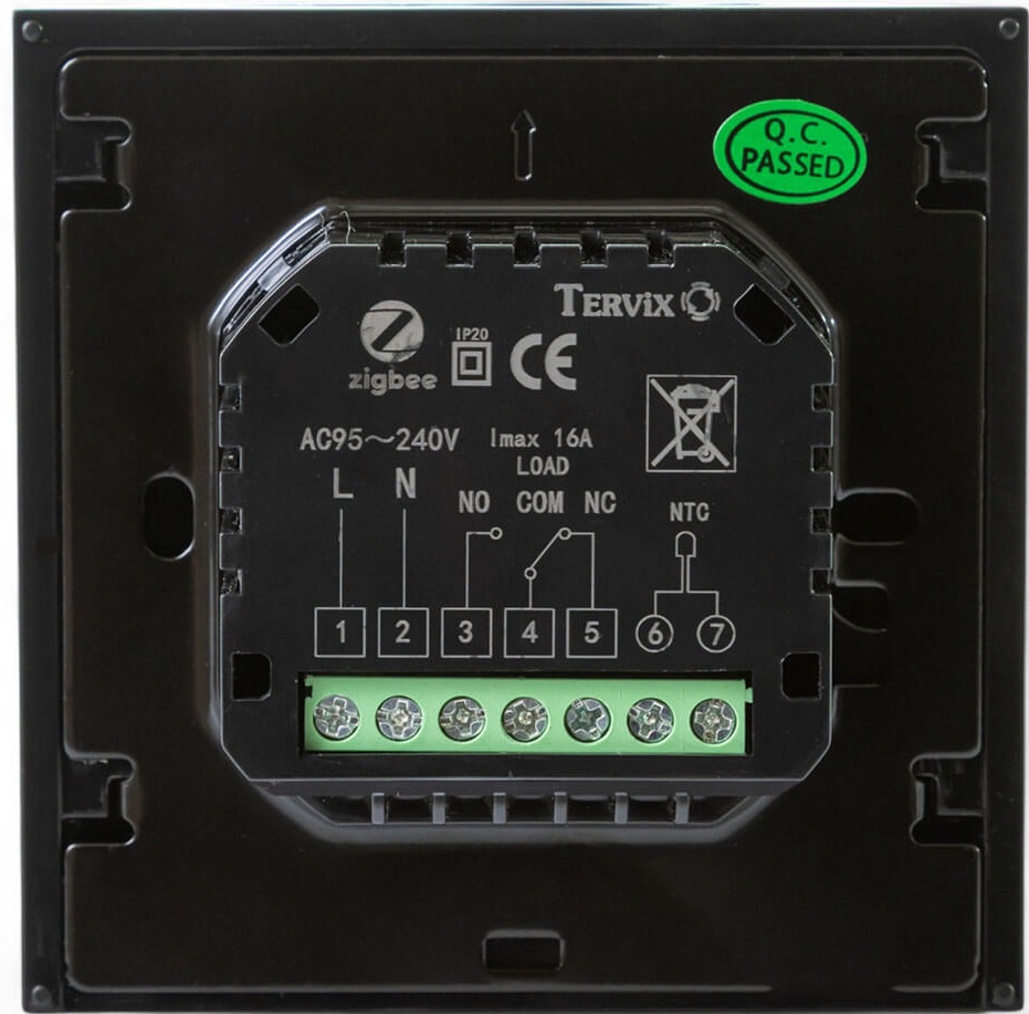 продаём Tervix Pro Line ZigBee, для теплого пола, черный (117140) в Украине - фото 4
