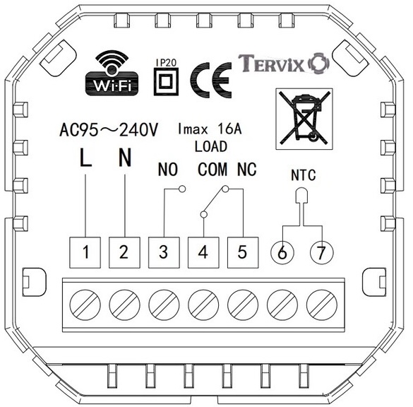 в продаже Термостат Tervix Pro Line WiFi, для котла, черный (114340) - фото 3