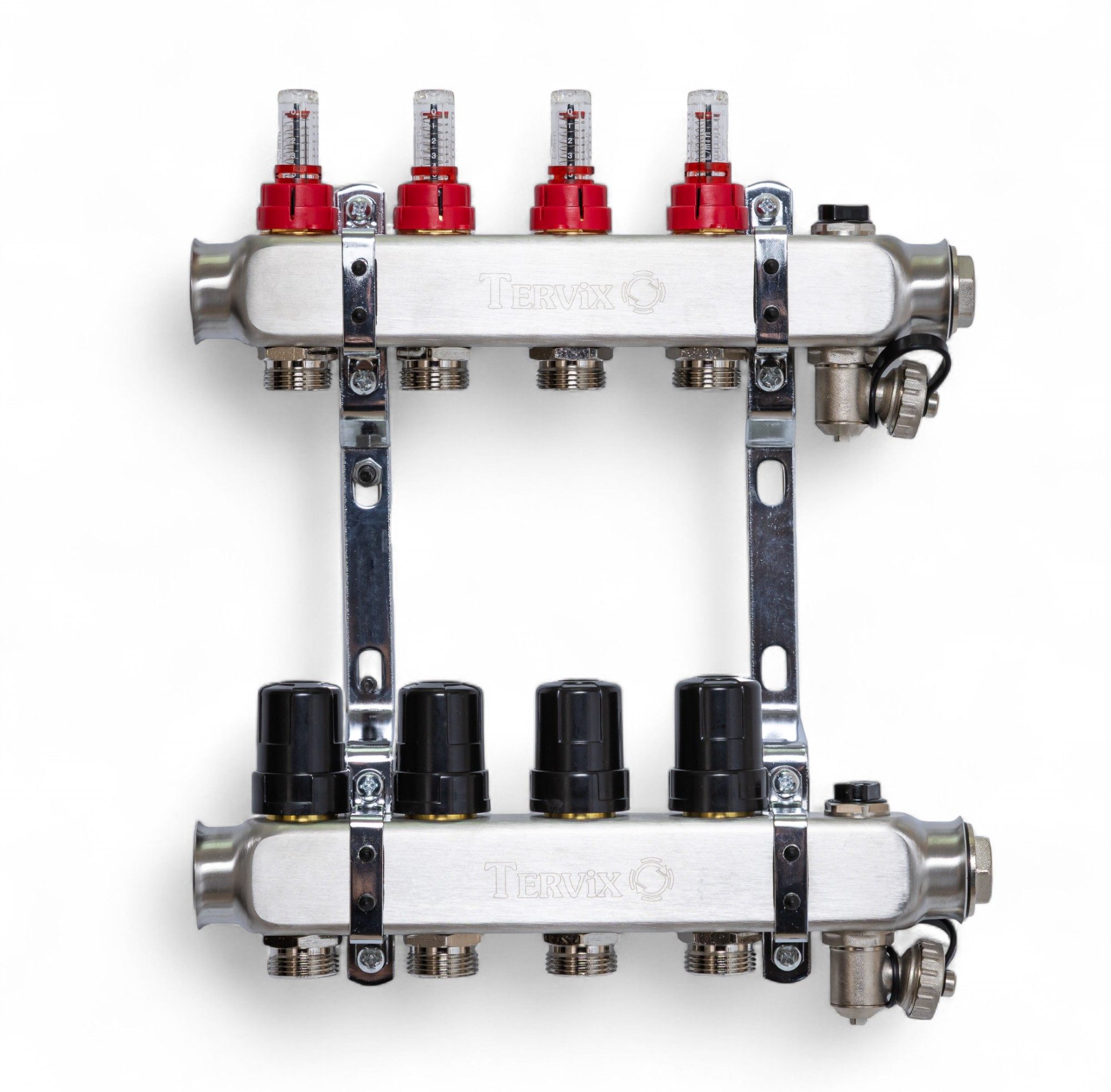 Коллектор со встроенным смесительным узлом Tervix на 4 контура с клапаном ATM (521104) цена 14606 грн - фотография 2