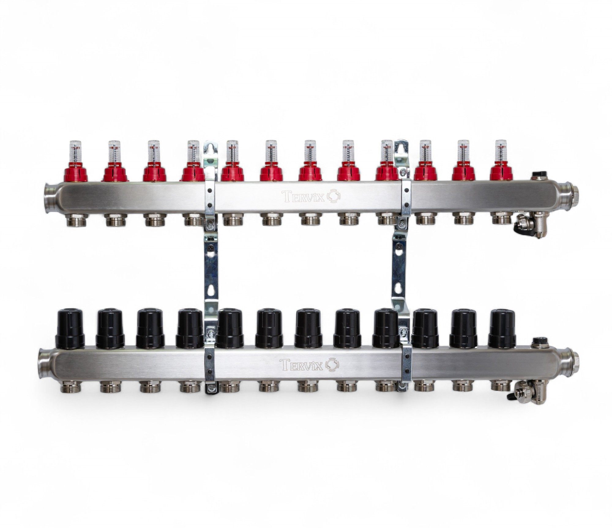 Коллектор со встроенным смесительным узлом Tervix на 12 контуров с клапаном ATM (521112) цена 27826 грн - фотография 2