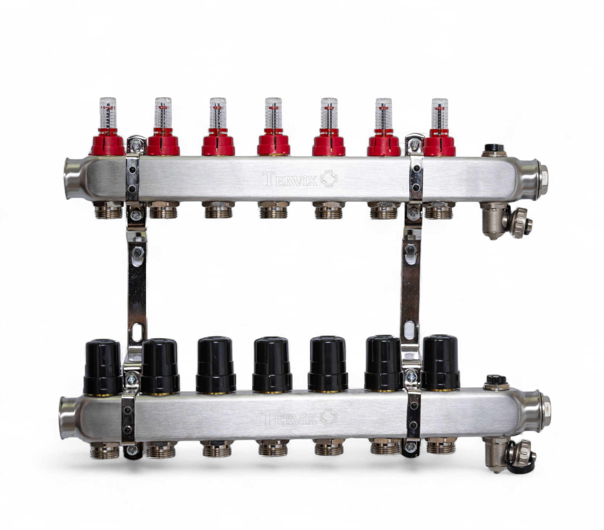 Коллектор со встроенным смесительным узлом Tervix на 7 контуров с клапаном ATM (521107) цена 19584 грн - фотография 2