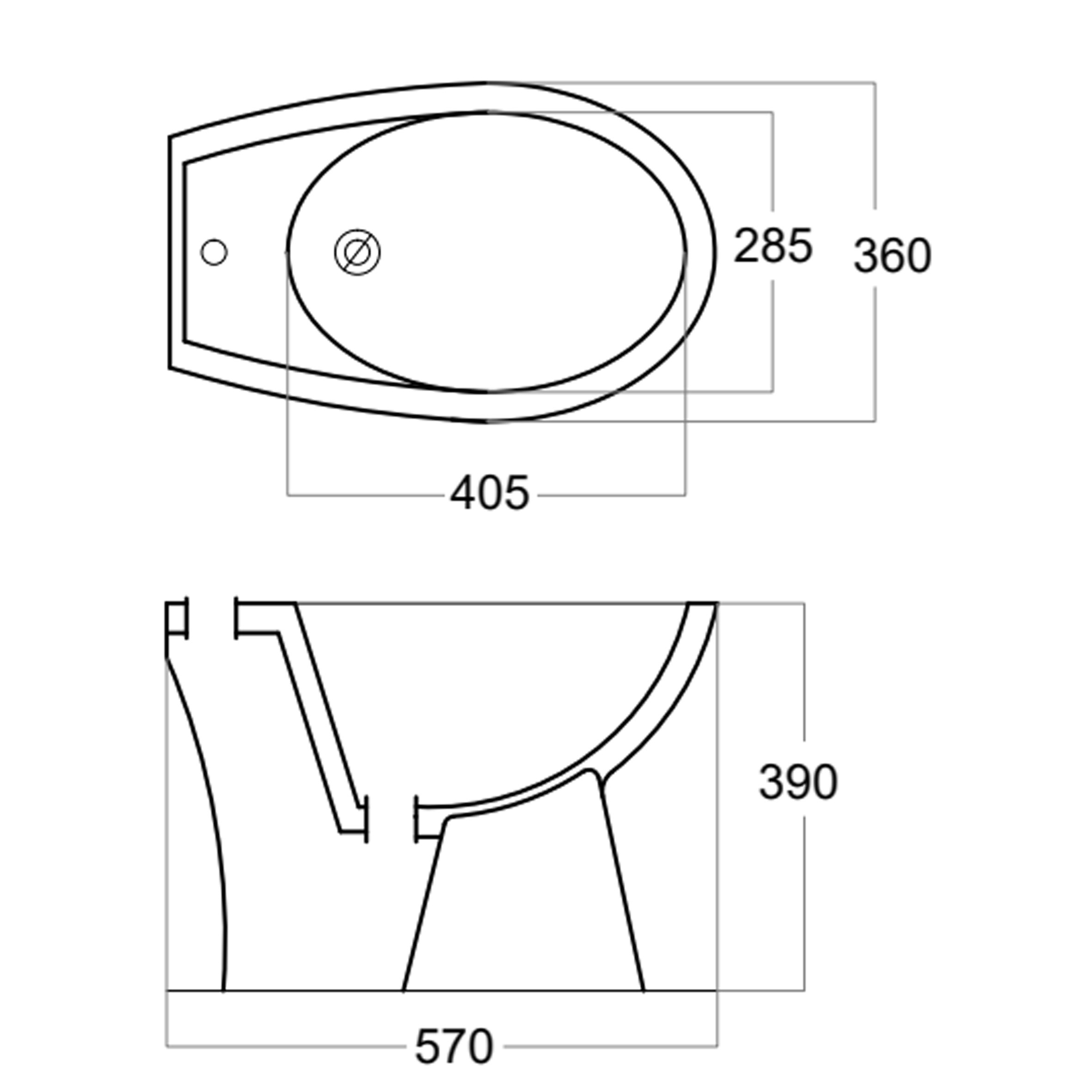 Pearl Verona SB-VER-OF (000031007) Габаритные размеры