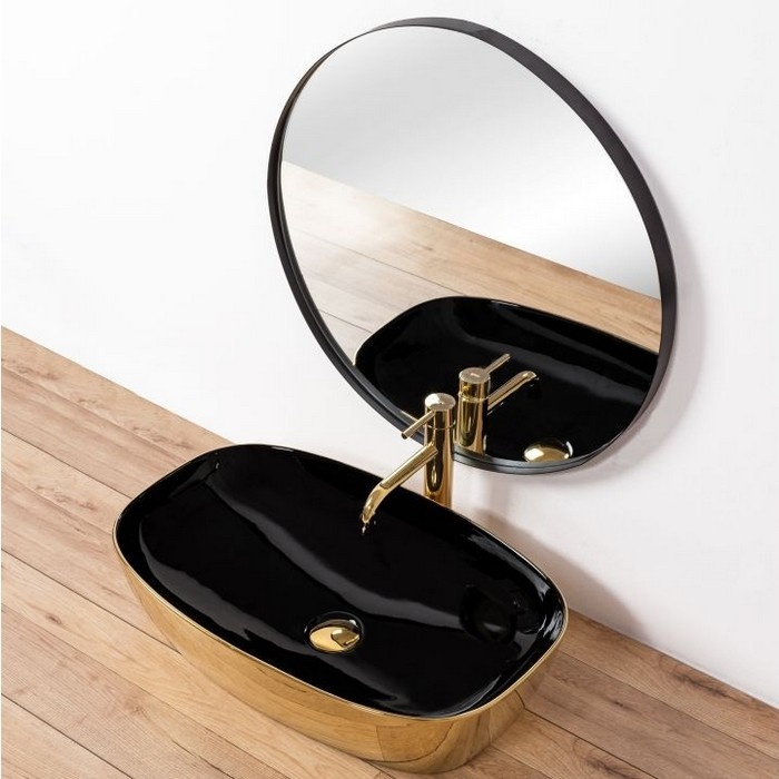 продаємо Rea Rich 38,5x60,5 black/gold (REA-U9600) в Україні - фото 4