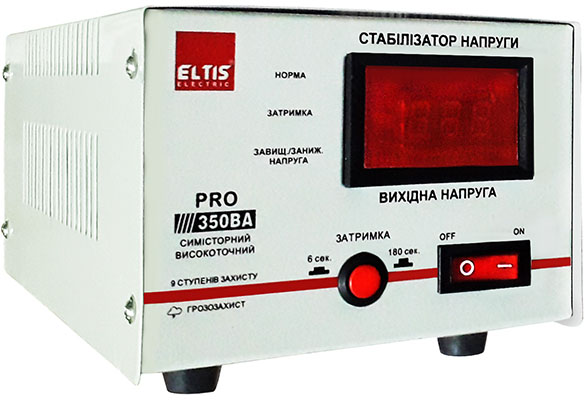 Инструкция стабилизатор напряжения Eltis Electric PRO-350VA LED