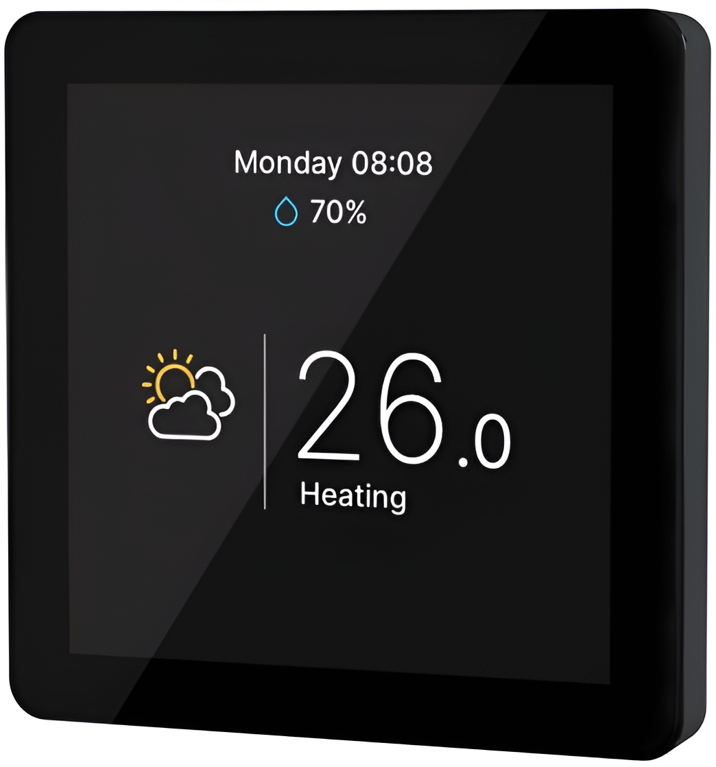 Термостат Tervix Pro Line WiFi TouchScren Thermostat, (котел), черный (114350) ціна 5263 грн - фотографія 2