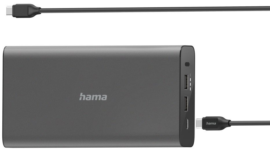 в продаже Повербанк Hama Universal 26800 mAh PD 5-20V/60W Grey (00200012) - фото 3