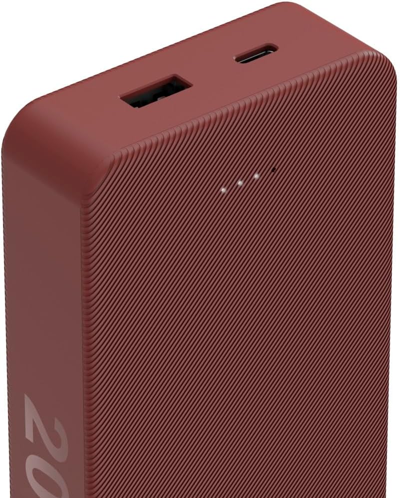 Повербанк Hama 20000 mAh USB-C, USB-A, Red (00201717) цена 1499 грн - фотография 2