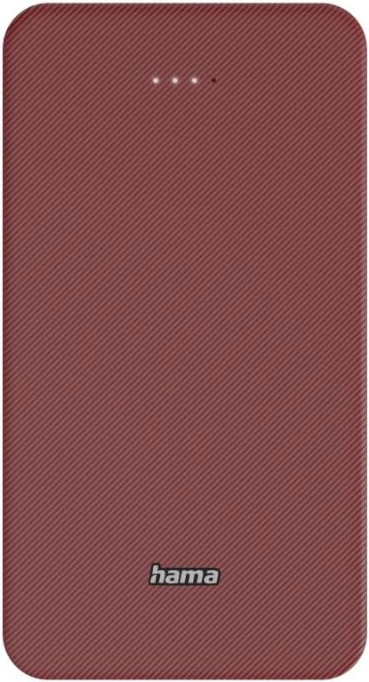 Hama 20000 mAh USB-C, USB-A, Red (00201717)