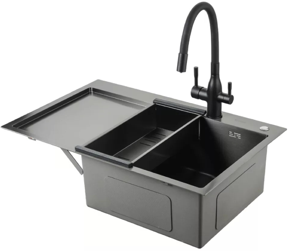 Кухонна мийка Gappo GS7850-6R 780x500 мм характеристики - фотографія 7