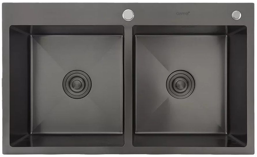 Кухонна мийка Gappo GS8350-6 830x500 мм