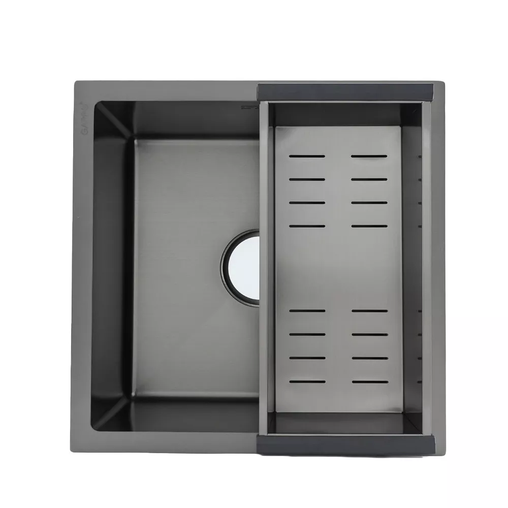 Кухонна мийка Gappo GS4444-6 440x440 мм ціна 4782 грн - фотографія 2