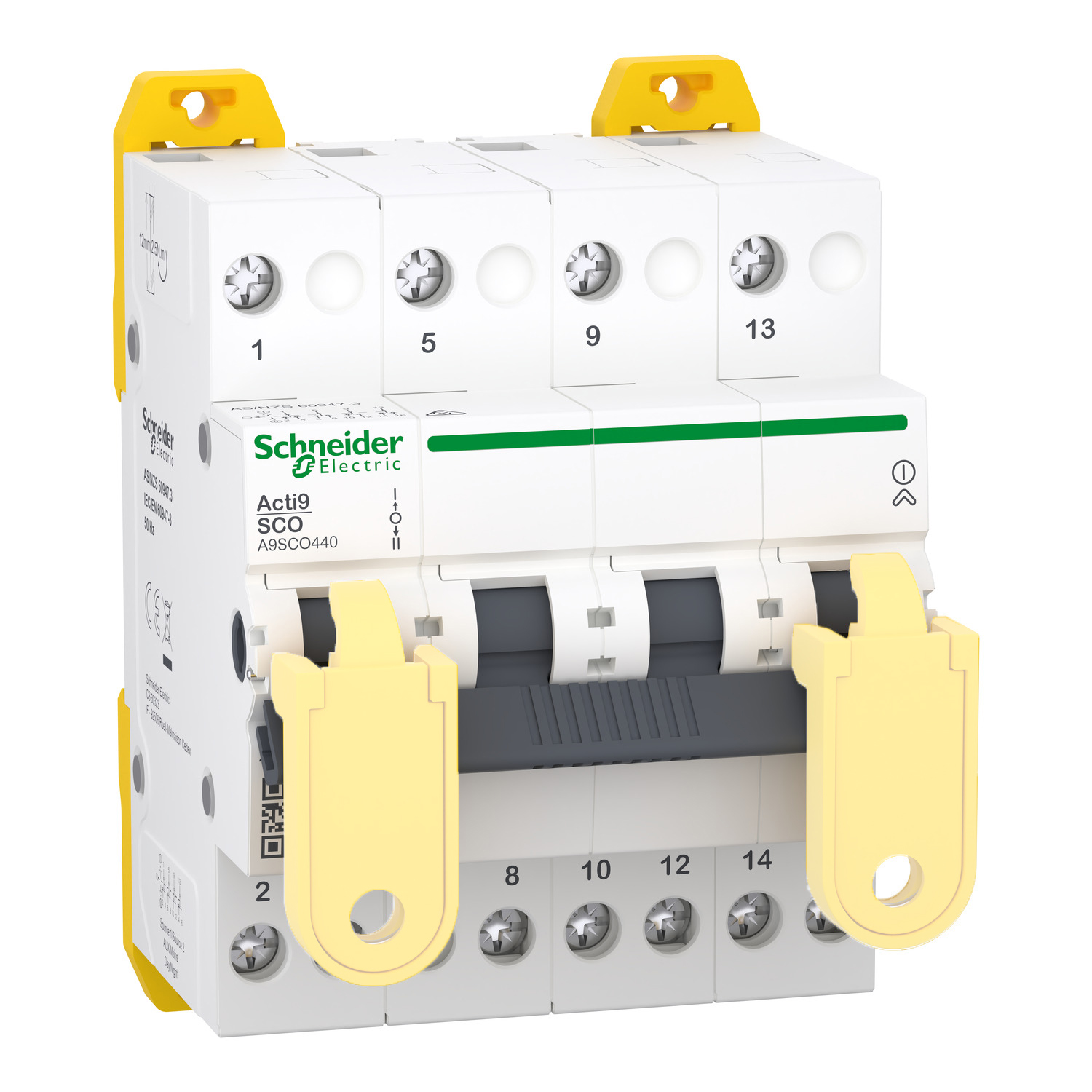 Перемикач 3-х позиційний Schneider Electric iSSW Acti9, 4P, 40 A, 400/415 В (A9SCO440) ціна 1799 грн - фотографія 2