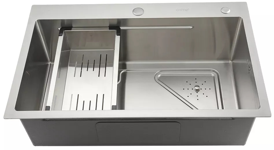 Кухонна мийка Gappo GS7246 720x460 мм ціна 7538 грн - фотографія 2
