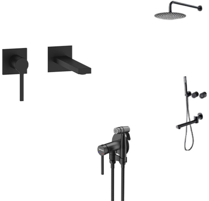 Набір змішувачів Nett TSB-99 + QB-22 + Gappo G7206-6