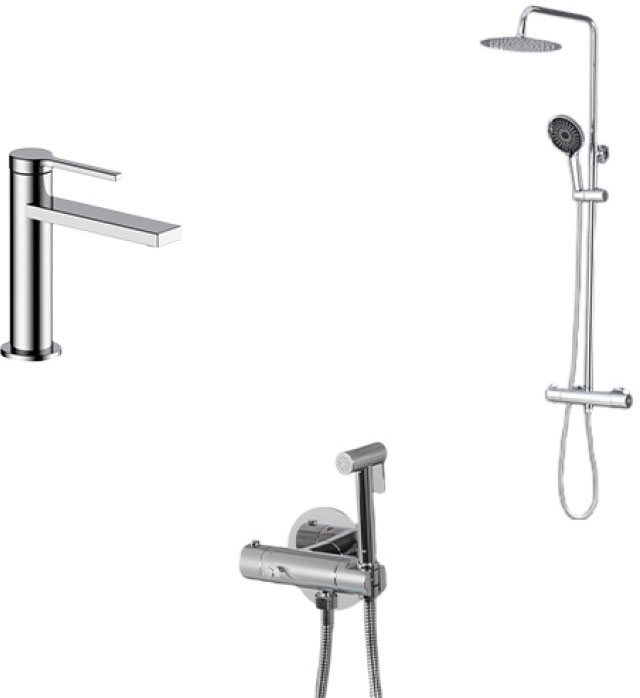 Набір змішувачів Nett SSH-24 + VH-22 + Gappo G7290