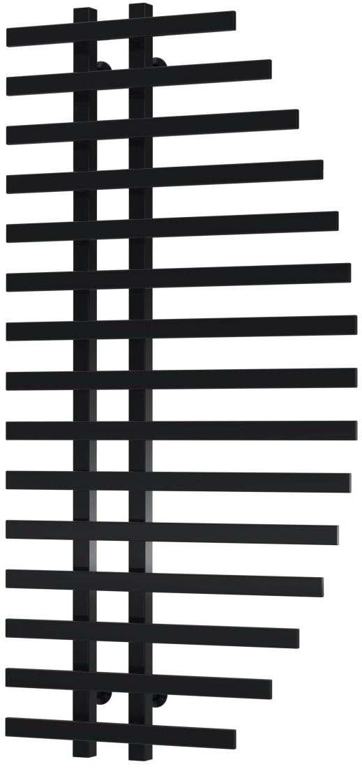 в продаже Полотенцесушитель Deffi Parys П15 600x1200, Черный, Нижнее подключение (A.PS.120.60.15.B.A) - фото 3