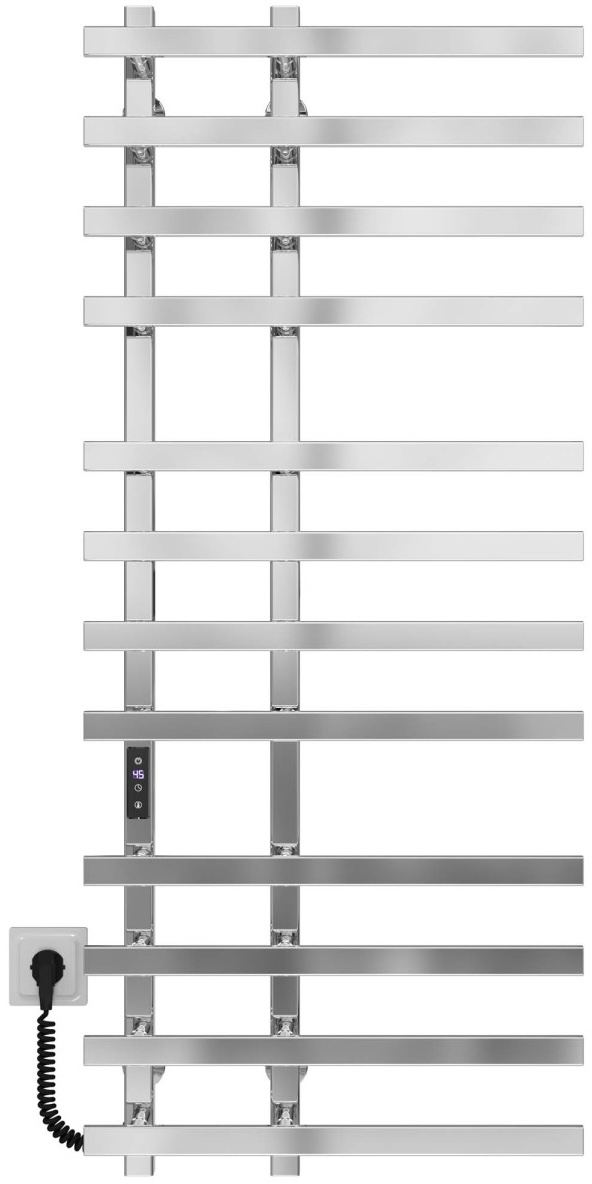 Полотенцесушитель Deffi Atena П12 150x1200 Е Хром, JD04, Левое подключение (A.AT.120.15.12.E.C.L.2)