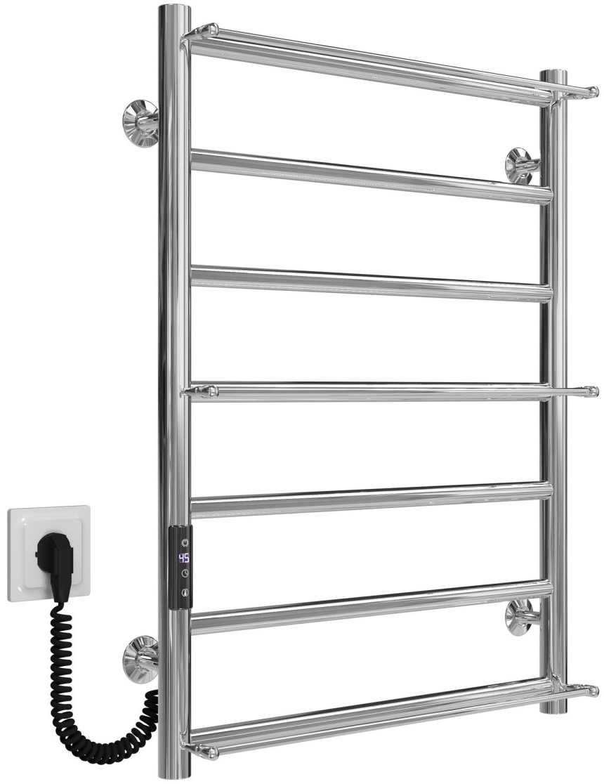 Полотенцесушитель Deffi Ladder П7 500x700 Е, Хром, JD03, Левое подключение (C.LK.70.50.7.E.C.L.1) цена 6850 грн - фотография 2