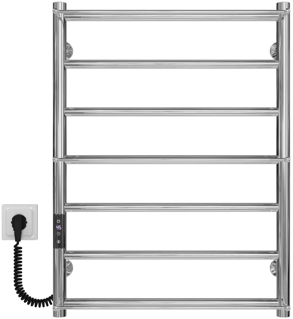 Полотенцесушитель Deffi Ladder П7 500x700 Е, Хром, JD03, Левое подключение (C.LK.70.50.7.E.C.L.1)