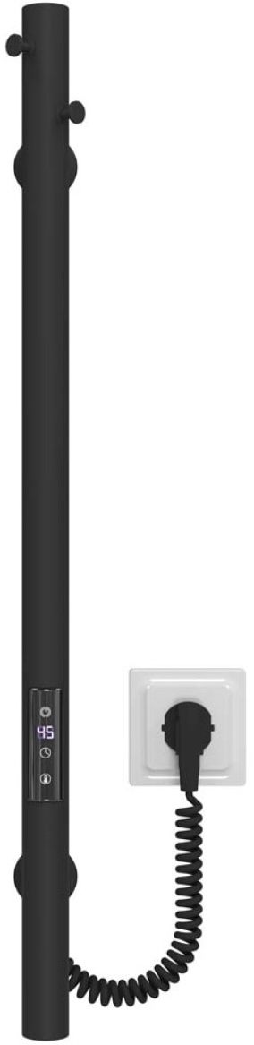 Полотенцесушитель Deffi Chloe 30x700 Е, Черный, JD03 (C.MK.70.30.E.B.U.1)