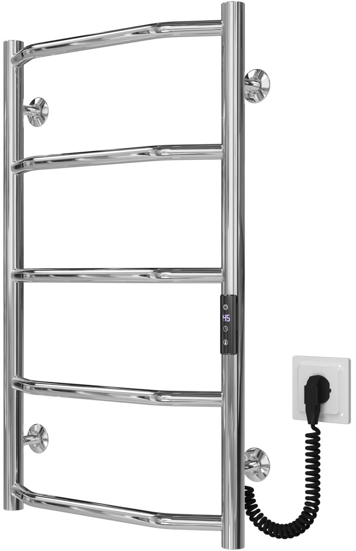 Полотенцесушитель Deffi Трапеция П5 400x700 Е, Хром, JD03, Правое подключение (C.TR.70.40.5.E.C.R.1) цена 4418 грн - фотография 2
