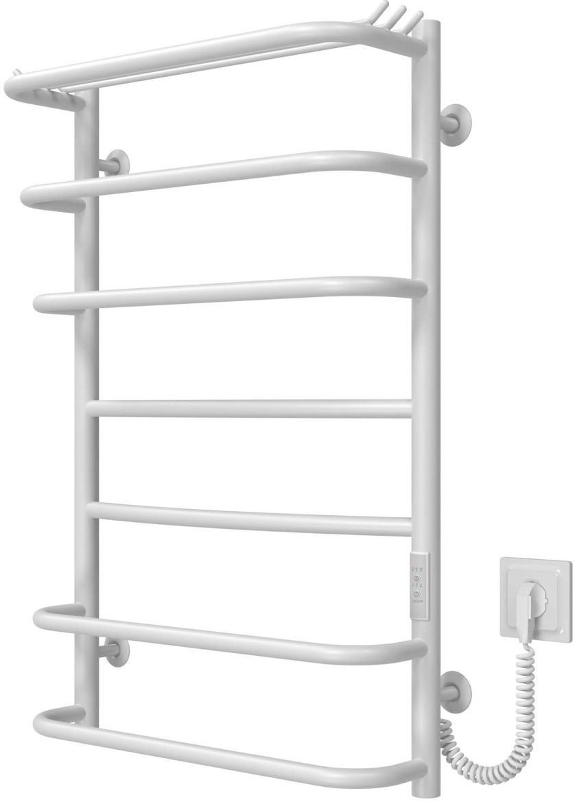 Полотенцесушитель Deffi Юность П7 500x800 Е, Белый, WD03, Правое подключение (C.YU.80.50.7.E.W.R.3) цена 7173 грн - фотография 2