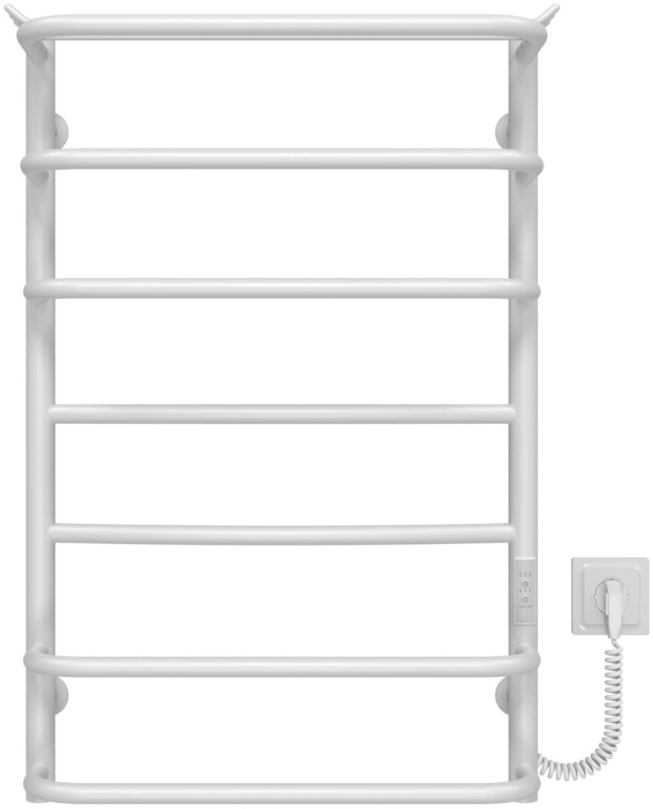 Полотенцесушитель Deffi Юность П7 500x800 Е, Белый, WD03, Правое подключение (C.YU.80.50.7.E.W.R.3)