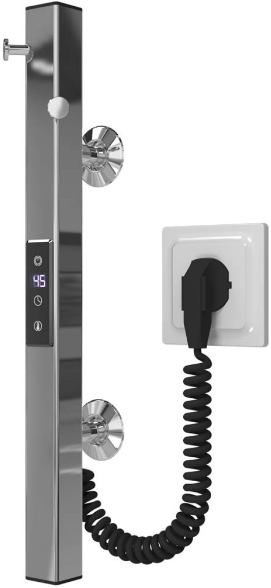 Полотенцесушитель Deffi Holly 30x400 Е, Хром, JD04 (C.MB.40.30.E.C.U.2) цена 1739 грн - фотография 2