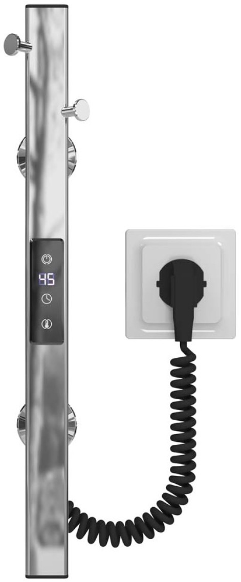 Полотенцесушитель Deffi Holly 30x400 Е, Хром, JD04 (C.MB.40.30.E.C.U.2)