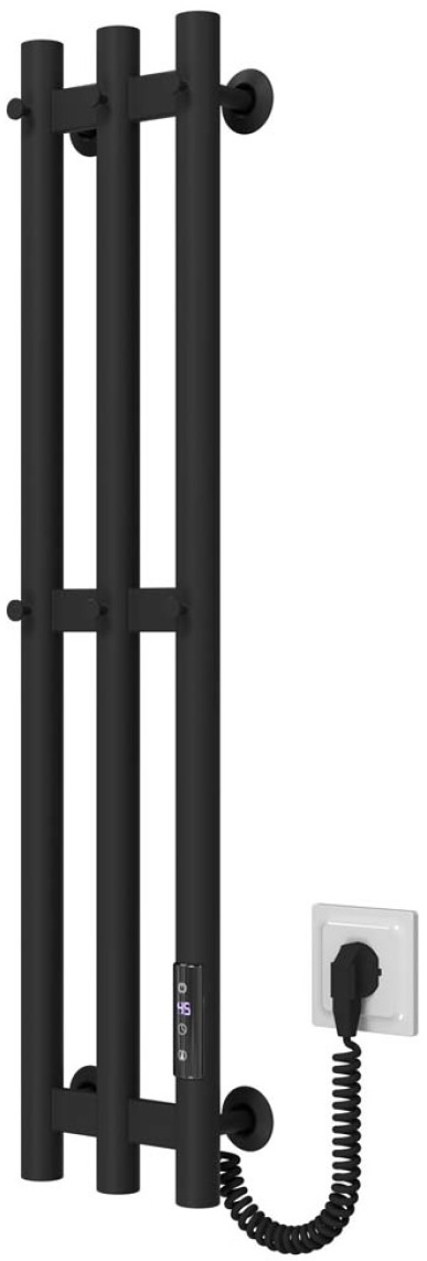 в продаже Полотенцесушитель Deffi Zara П3 140x800 E, Черный, JD03, Правое подключение (A.CL.80.14.3.E.B.R.1) - фото 3
