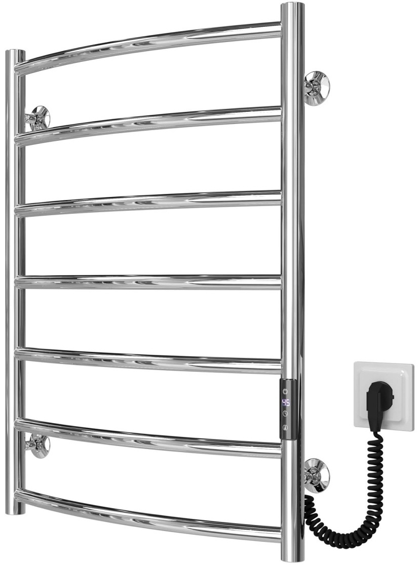 Полотенцесушитель Deffi Классик П7 500x700 Е, хром, JD03, правое подключение (C.DK.70.50.7.E.C.R.1) цена 5434 грн - фотография 2