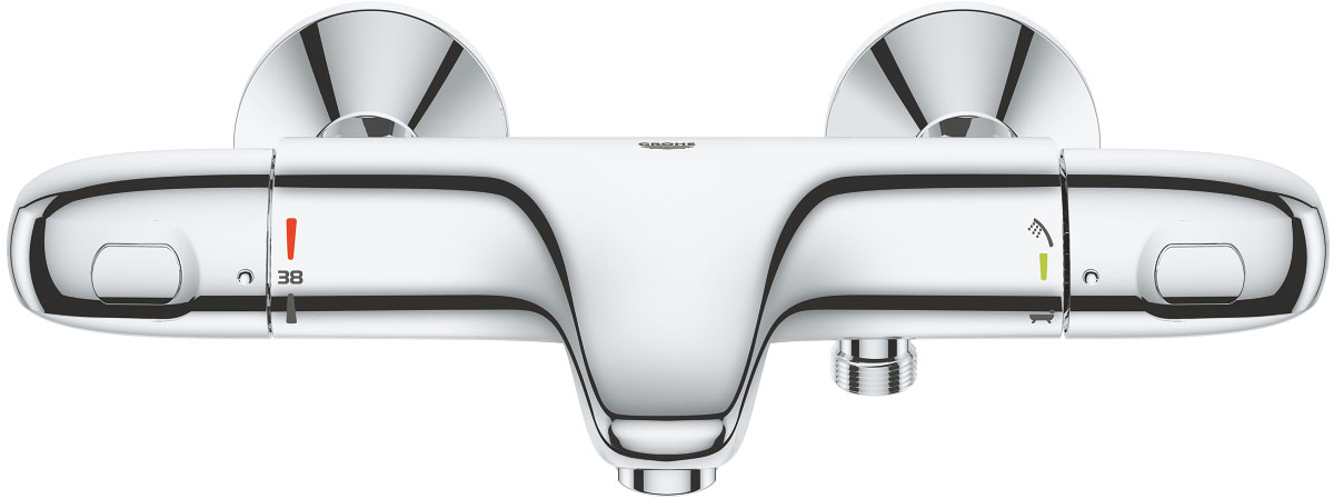 Смеситель для ванной Grohe Grohtherm 1000 Chrome 34816003 цена 14229 грн - фотография 2