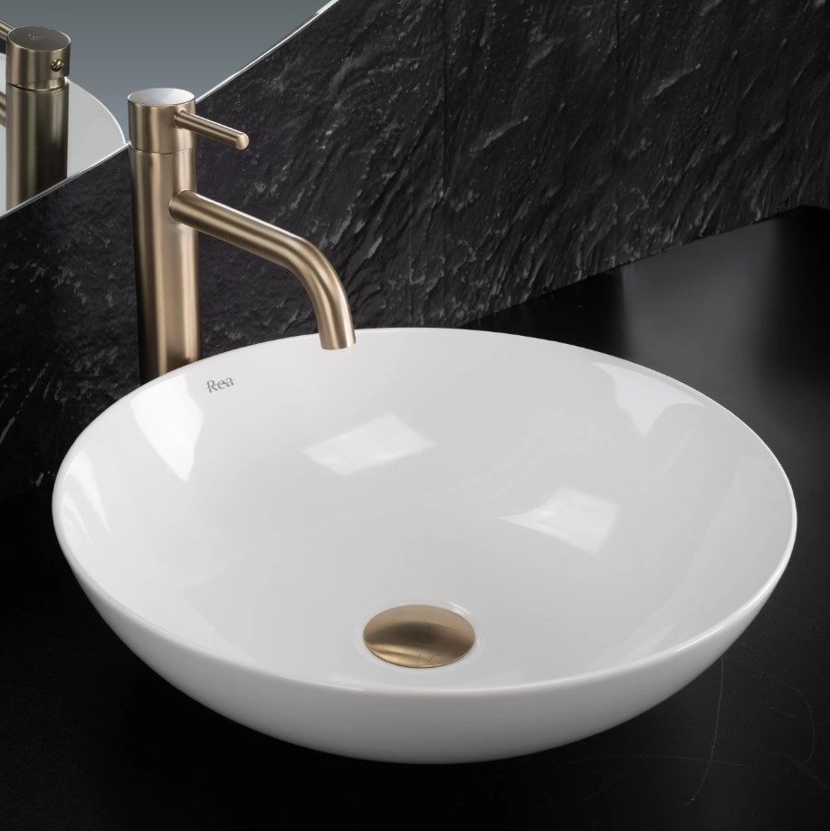 Умывальник Rea Anika 40,5x40,5 white (REA-U6367) цена 2790 грн - фотография 2