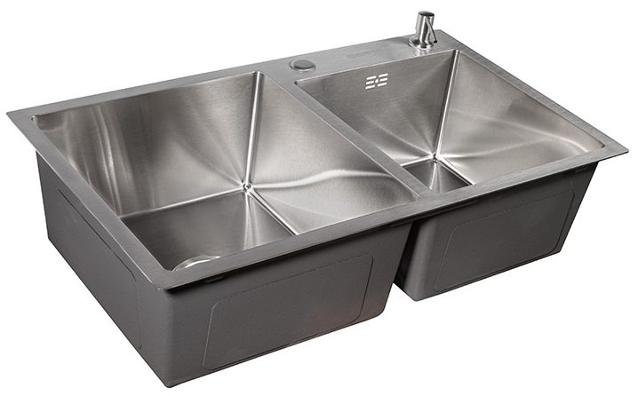 Кухонна мийка Britc HM HS7845_20 нержавійка ціна 3846 грн - фотографія 2