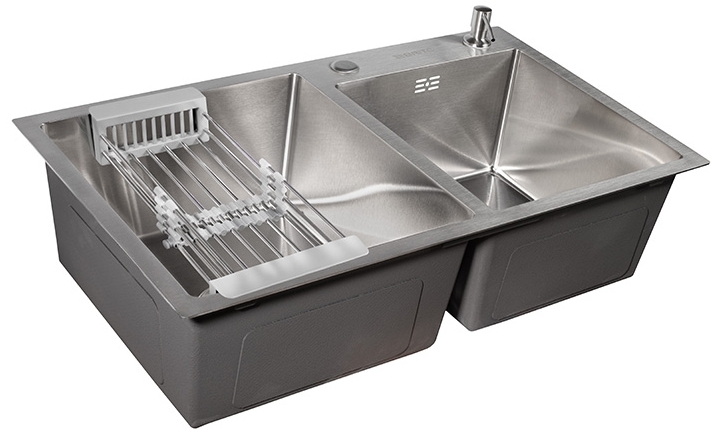 в продажу Кухонна мийка Britc HM HS7845_20 нержавійка - фото 3