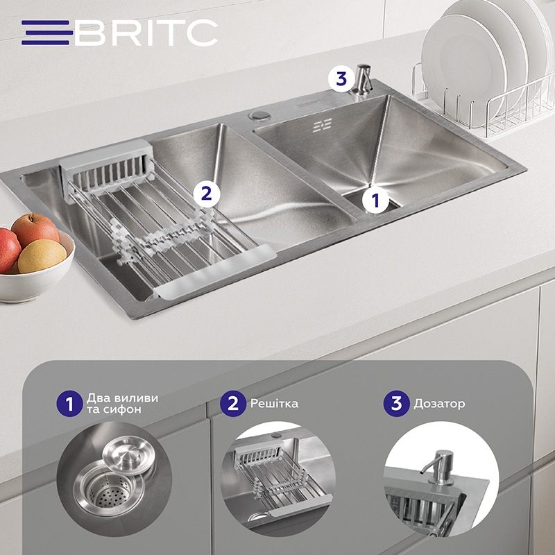 продаємо Britc HM HS7845_20 нержавійка в Україні - фото 4