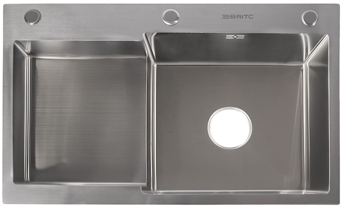 Кухонна мийка Britc HM HS7848RB нержавійка