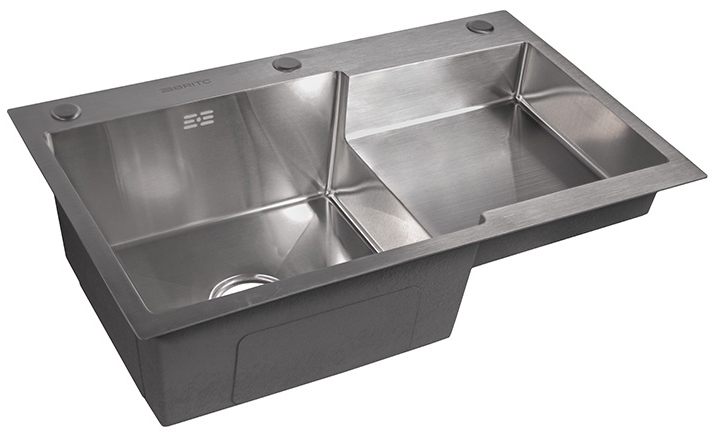 Кухонна мийка Britc HM HS7848LB нержавійка ціна 4108 грн - фотографія 2