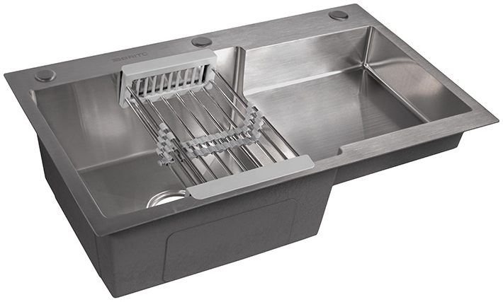 в продажу Кухонна мийка Britc HM HS7848LB нержавійка - фото 3
