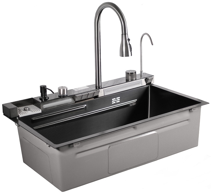 в продажу Кухонна мийка Britc MF7546JY-B чорна - фото 3