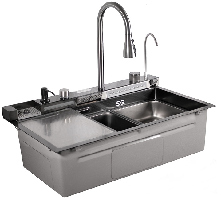 Кухонна мийка Britc MF7546JY-B чорна