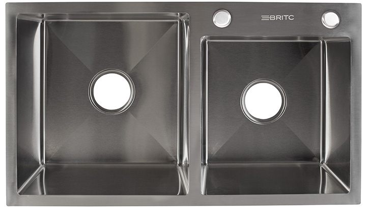 Кухонна мийка Britc HM HS7848_20 чорна