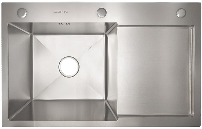 Кухонна мийка Britc HM HS7848AL нержавійка