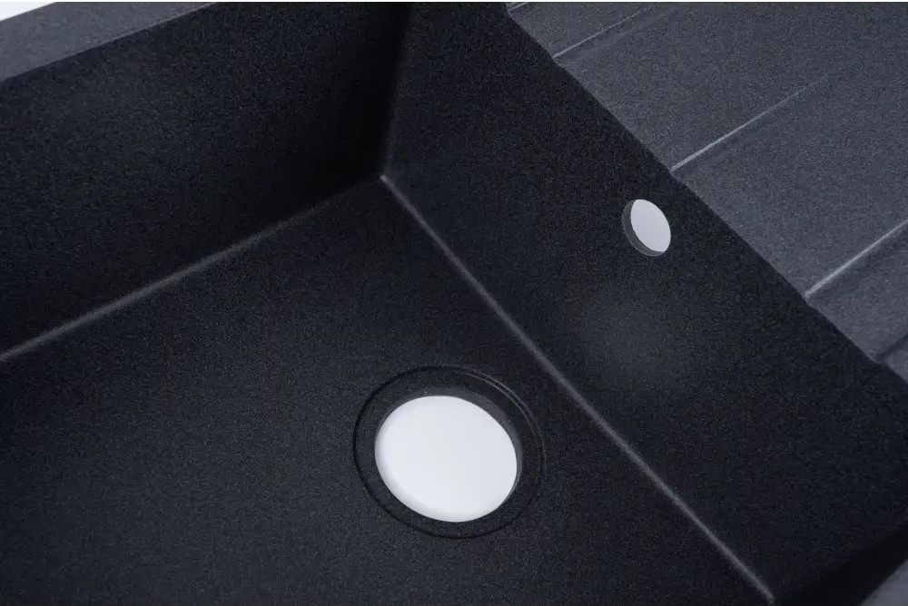 в продаже Кухонная мойка Ventolux Diamante 765x485x200 (Black Matt Quartz) - фото 3