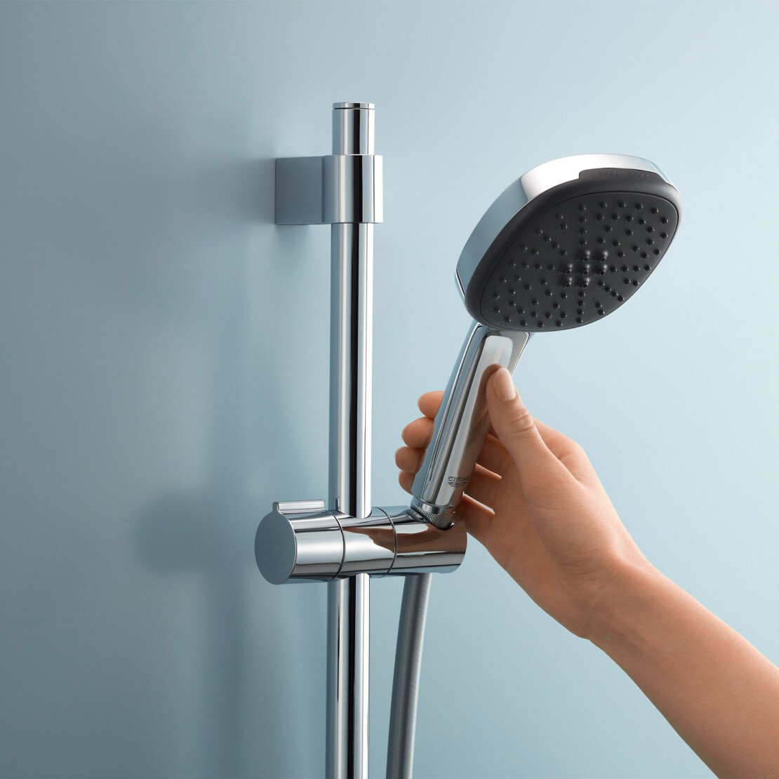 обзор товара Смеситель для душа Grohe Euroeco Vitalio Comfort 110 3274226929 - фотография 12