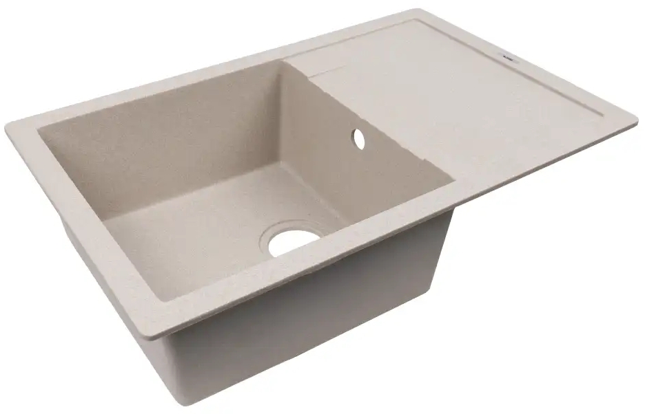 Кухонная мойка Ventolux Diamante 765x485x200 (Sand Quartz) цена 4899 грн - фотография 2