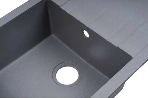 Кухонная мойка Ventolux Diamante 765x485x200 (Gray Quartz) цена 4899 грн - фотография 2